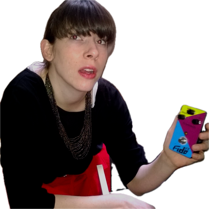 Jessie holding Fido